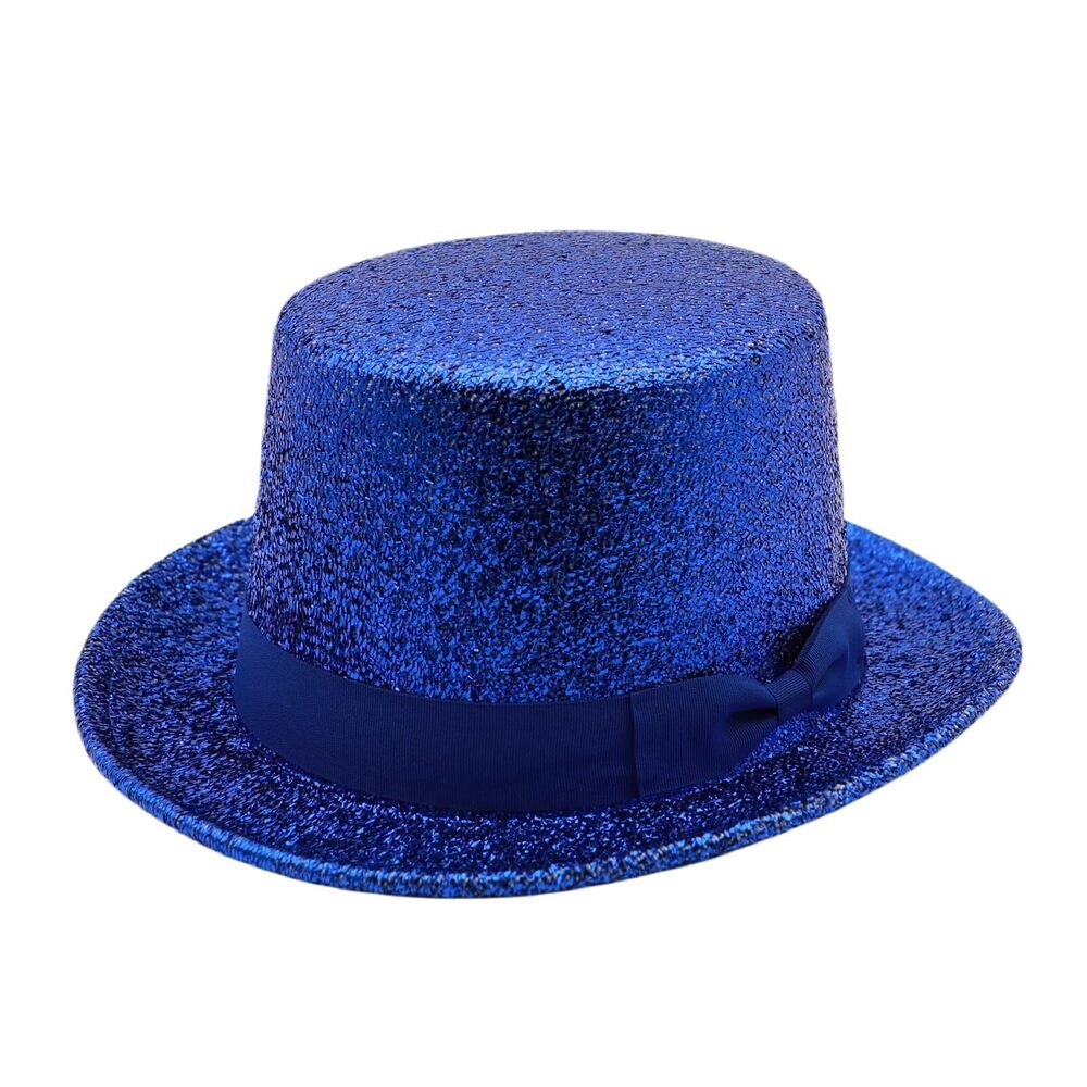 4130 Top Hat Derby Hats Satin Lined Party Dress Hats Black Topper Hat